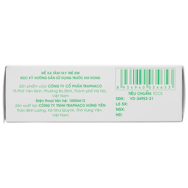 Vitamin B2 Traphaco 10mg dự phòng và điều trị thiếu vitamin B2 (6 vỉ x 10 viên) - 3